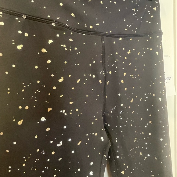 Nine West Black Leggings with Gold Speckles - Picture 6 of 6